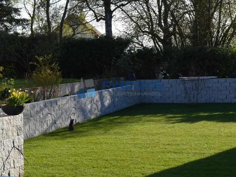 20x20x40 Cm Granit Mauersteine Granitsteine Gartensteine